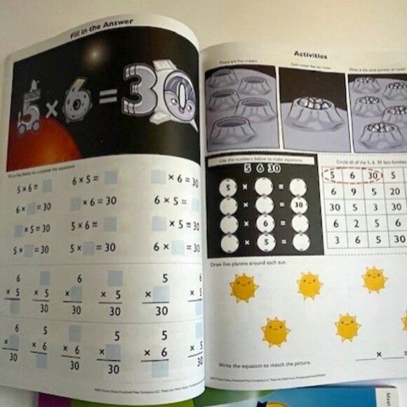 *NEW Meet the Math Facts Multiplication Workbook and Flashcards - Picture 7 of 10